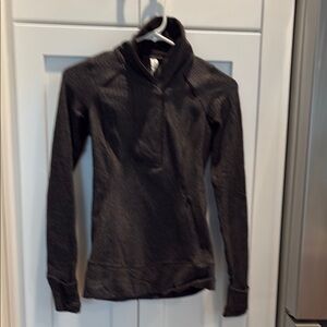 Women's lululemon gray tweed half zip sweatshirt